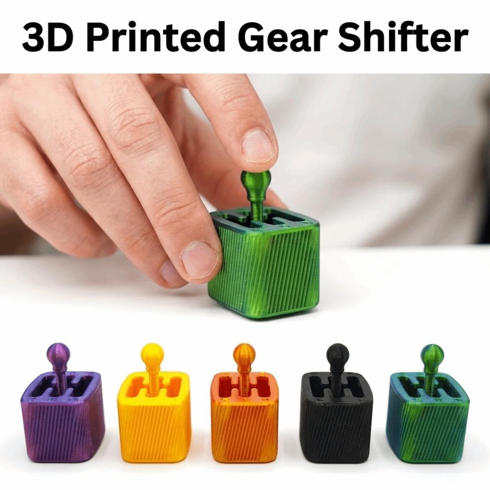 Relax 3D Printed Gear Shifter Stress Relief Paddle Shifter Toy  for Office Work School