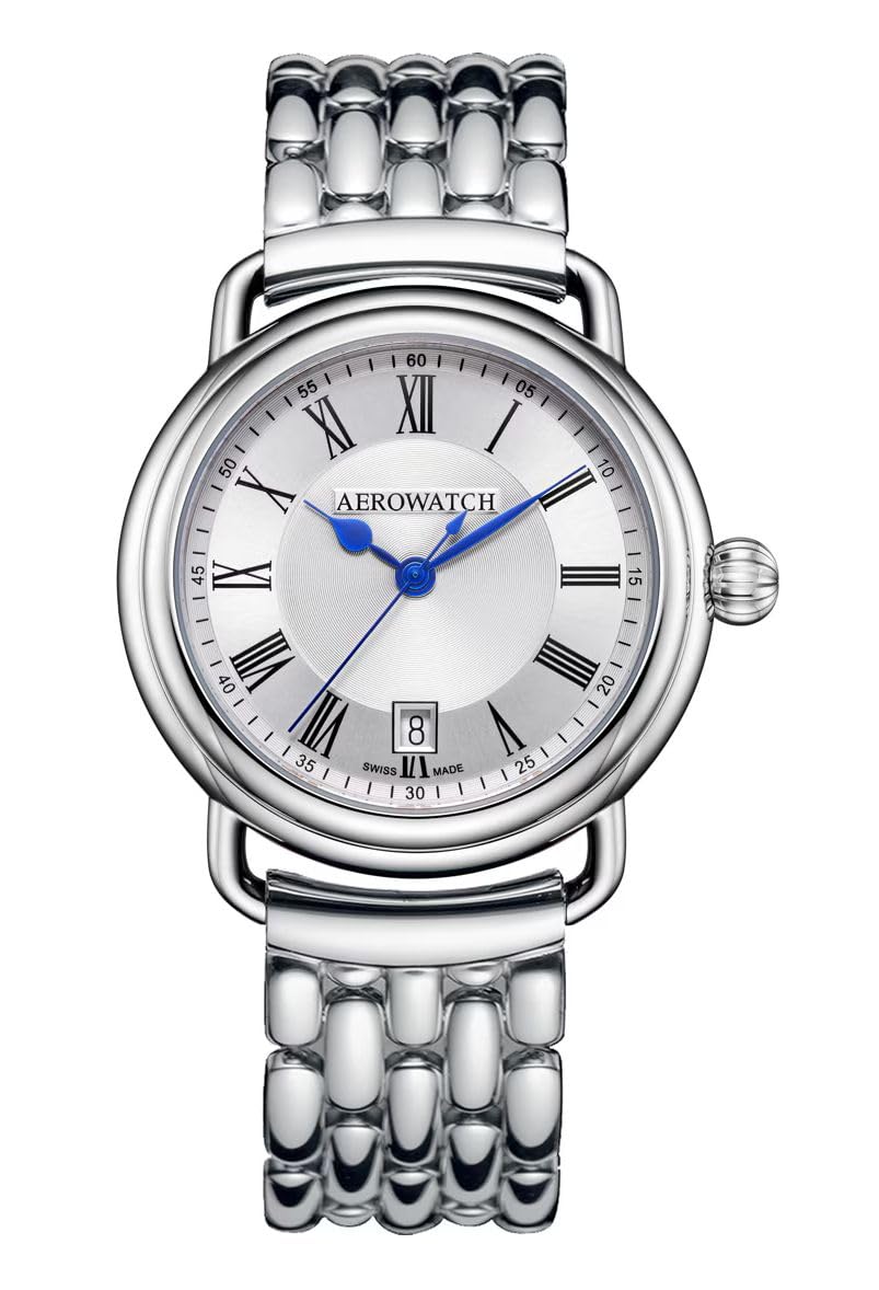 

Aerowatch A42900 AA26M Silver Date Swiss Made Men s Watch,
