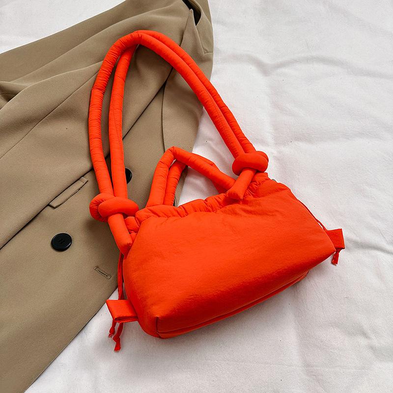 Yogodlns Fashion Small Puffer Tote Bag Designer Padded Women Shoulder Bags Nylon Down Cotton Crossbody Bag Mini Lady Handbags