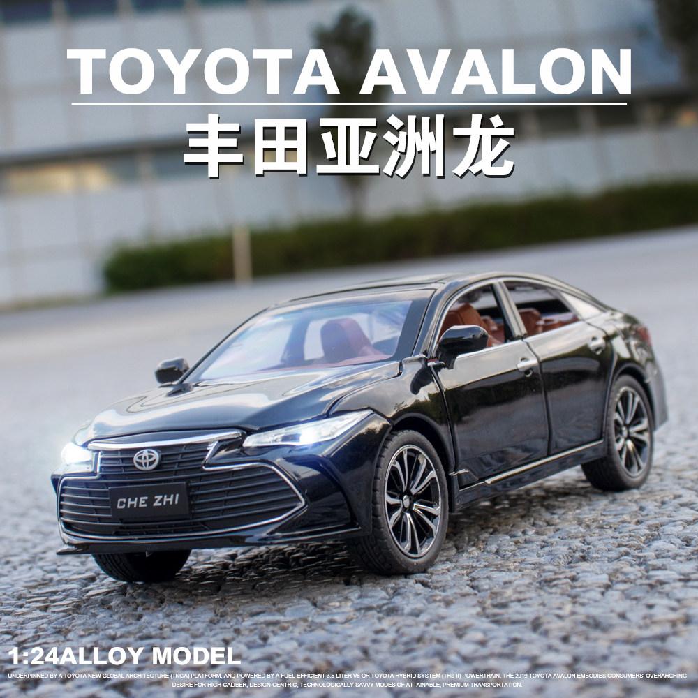 1:24 Toyota Avalon Alloy Racing Car Model Diecast Sports Car Model Simulation Sound And Light Toys Gift Decorative Ornaments Toy