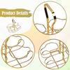 Bottle Carrier Beer Holder Crate Organizer with Handle Rack Storage Basket for Countertop Picnic