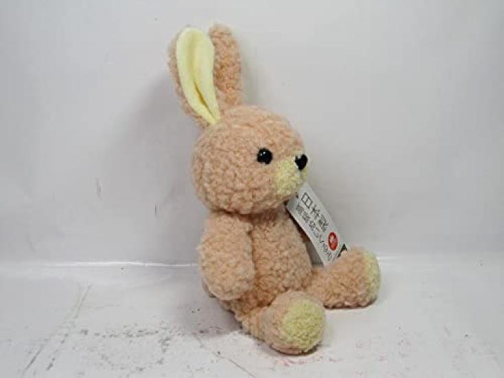 Doshin Original Made In Japan Fluffy Rabbit Plush Toy Height 27cm Rose