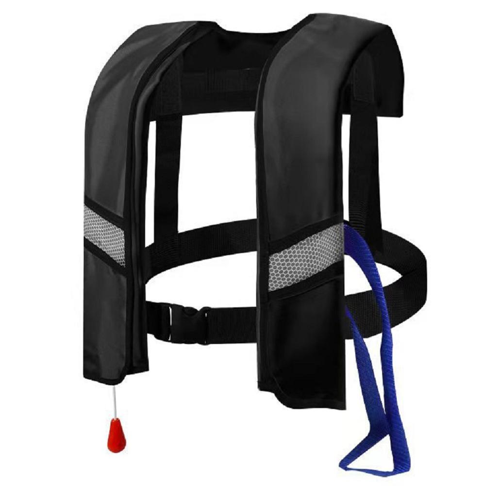 Automatic Life Jacket Inflatable Inflatable Swim Vest Reflective Strips Swim Jacket for Swimming Fishing Outdoor Water Sports