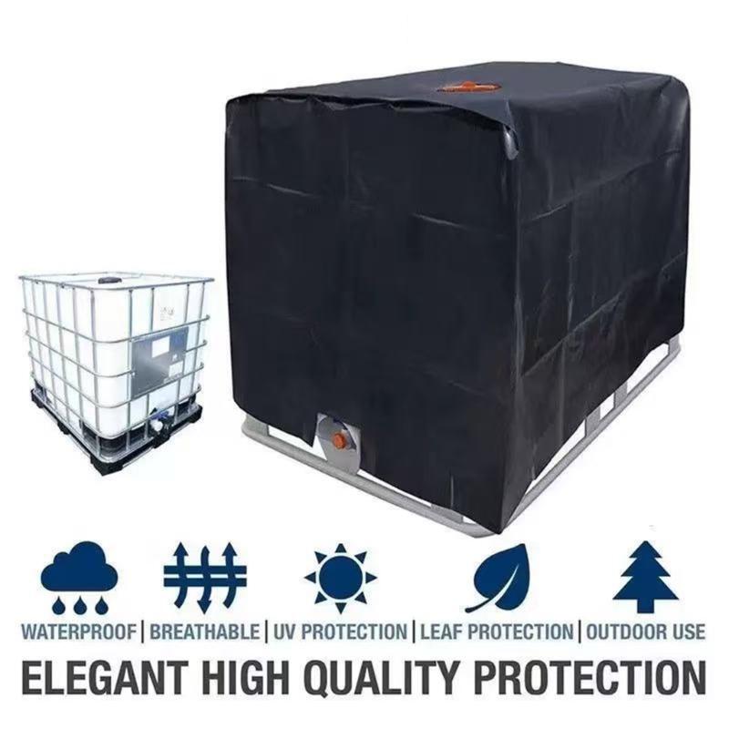 Large Capacity Storage Cover 1000L Polyester Fabric Featuring Sun Block Layer For Outdoor Container