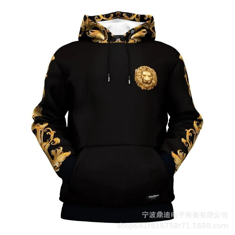 The Latest 3D Printed Men's and Women's Fashion Sports Pullover Casual Long Sleeves in Autumn and Winter in Europe and America