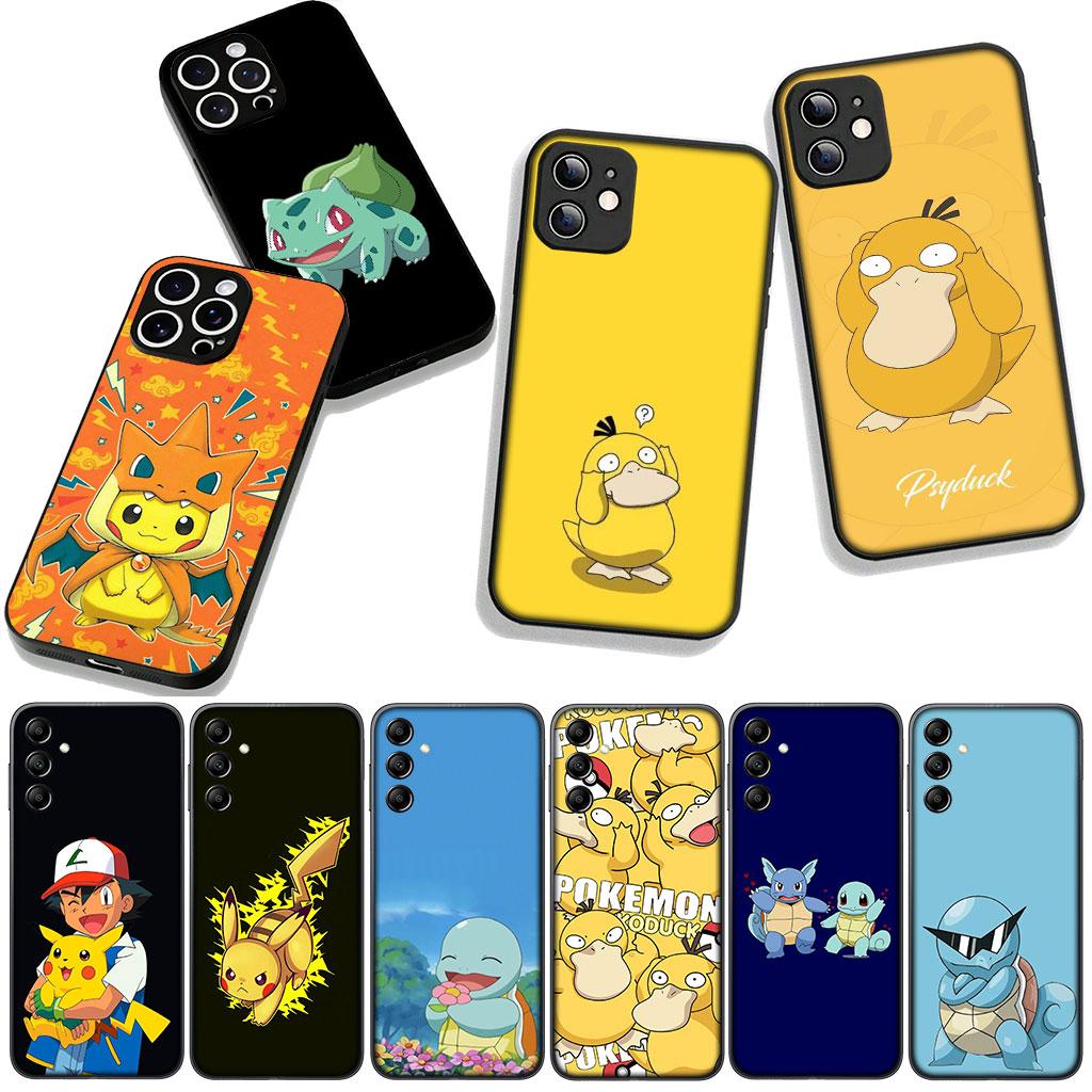 Anime Lovely P-Pokemons P-Pikachus Psyduck Phone Cover for Xiaomi Redmi Note 14 12 13 ProPlus A4 A3 Pro Plus 12C 13C 14C 5G Case