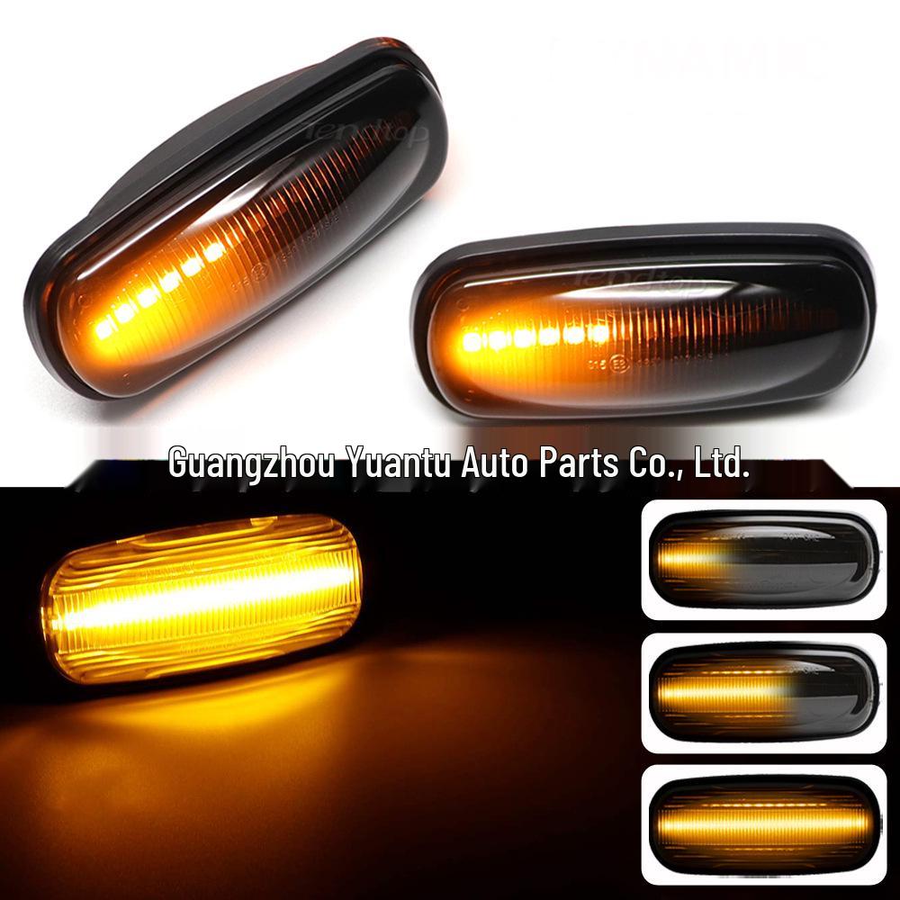 LED Dynamic Turn Signal Side Marker Light for Land Rover Discovery 2, Defender, and Freelander