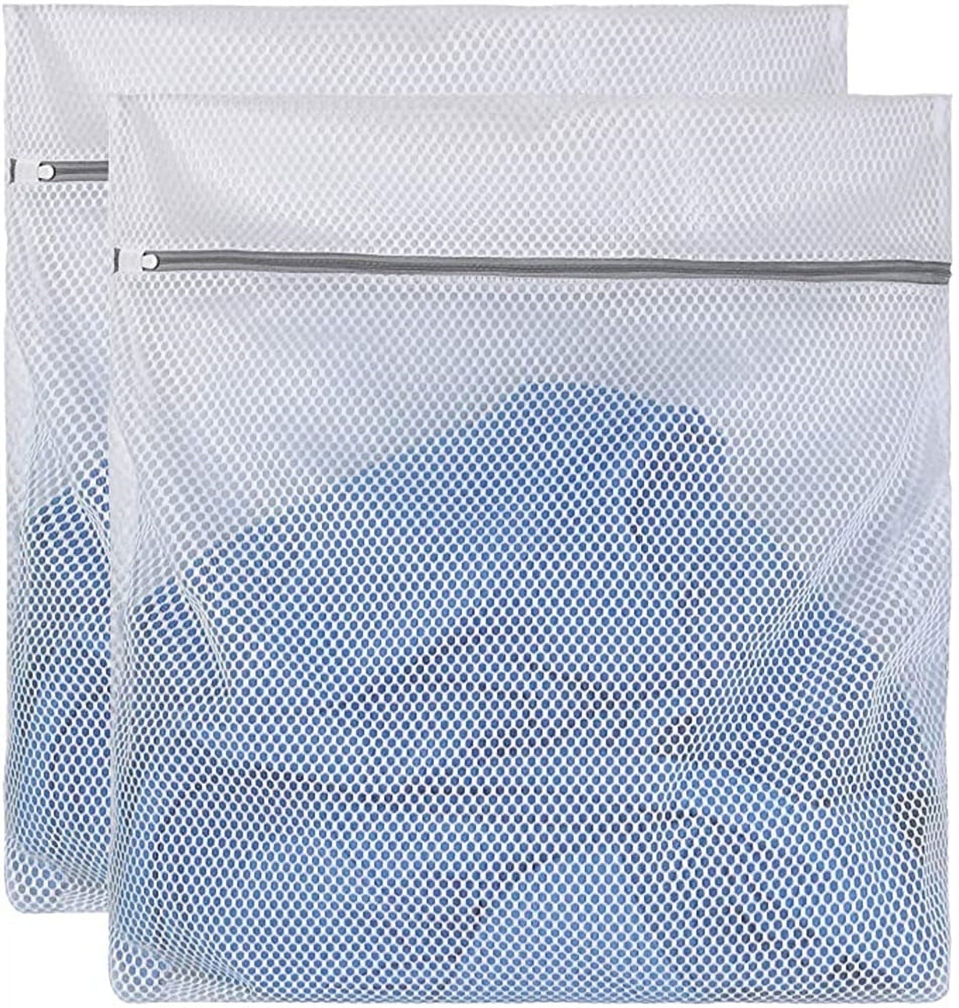 Extra Large Heavy-Duty Mesh Laundry Bags, Travel Storage Organizing Bags, Laundry Bags, 2-Pack (24*24 inches) 23.6*23.6*23.6