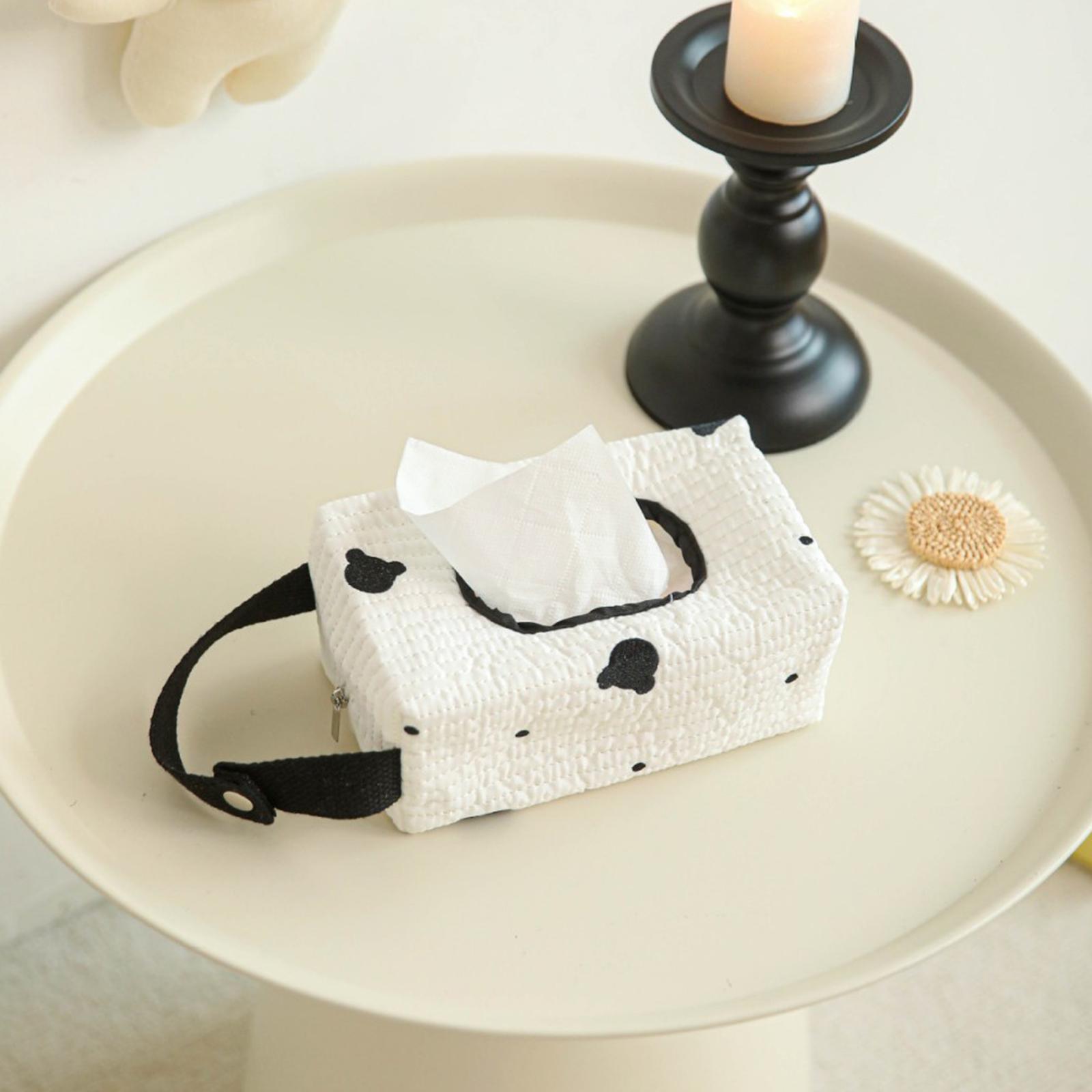 

Portable Wet Tissue Storage Bag with Zipper and Handle Refillable Diaper Wipe Holder for Car Home Office Desk Outdoor Bathroom