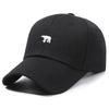 Bear Polar Embroidered Baseball Hat Adjustable Peaked Cap Breathable Gift Hat