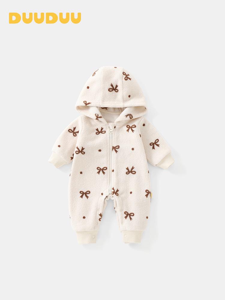 DUUDUU Baby Buitenkleding Verdikte Jumpsuit voor Herfst/Winter 2025