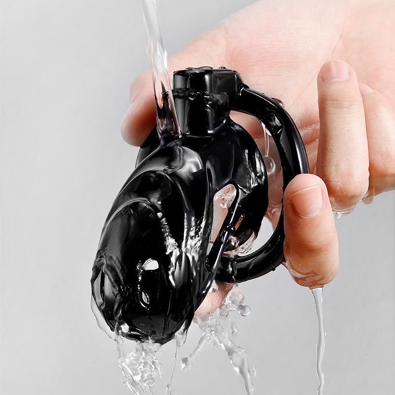 Verstellbares Penis-Schloss Verstecktes Fetisch-Training Spaß Urethral-Schloss Training Sexspielzeug Aluminium Keuschheitskäfig Gerät für Männer