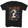 2026 Britische Hard Rock Band Def Leppard Grafikdruck T-Shirt Damen Herren Locker Lässig Oversized Oberteil Rundhals Baumwolle Weich Sommer Neues T-Shirt Kurzarm