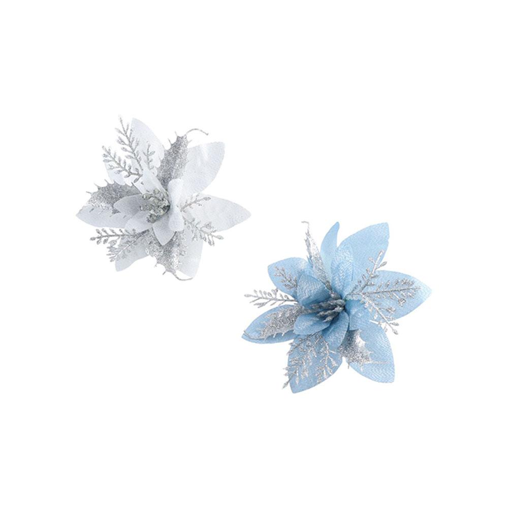 5Pcs/set Fake Fake Flowers DIY Christmas Wreath Accessories  Party Supplies
