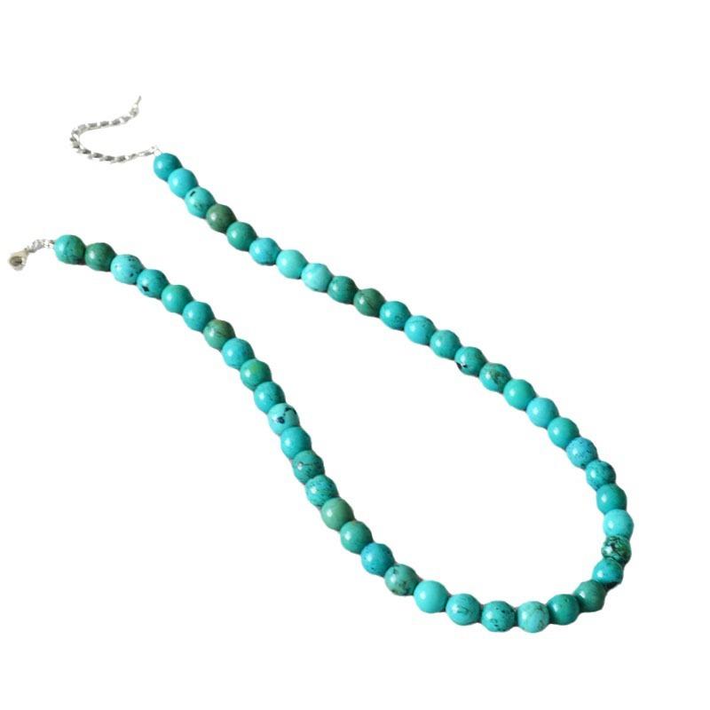 Nische Einfach Retro Literarisch und Künstlerisch Basic Perlen Personalisierte Kurze Halskette Schlüsselbeinkette Kann Gestapelt Werden