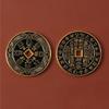 Red Mountain Ghost Money Gossip Coins Keychain Accessories Pendant Pendant Chinese Metal Ethnic Alloy