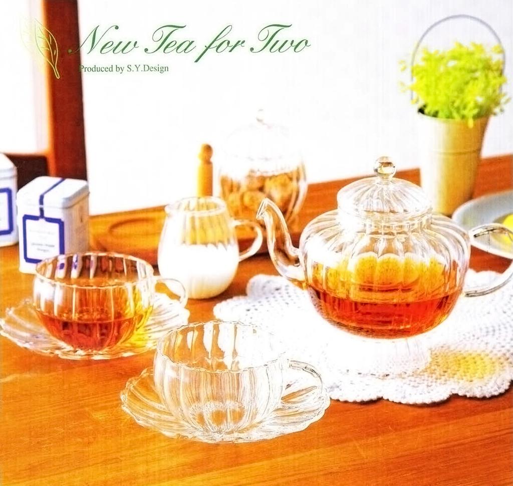 Yoshitani Glass Teapot (None) Pot: Diameter 120 X Height 125mm, Cup: Diameter 83 X Height 53mm, Saucer: Diameter 135 X Height 20mm