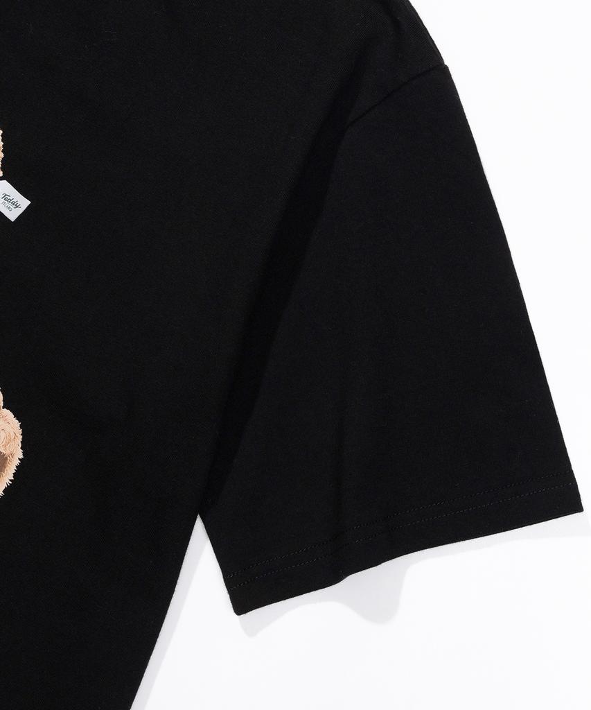 TEDDYISLAND Real Teddy Short Sleeve Black