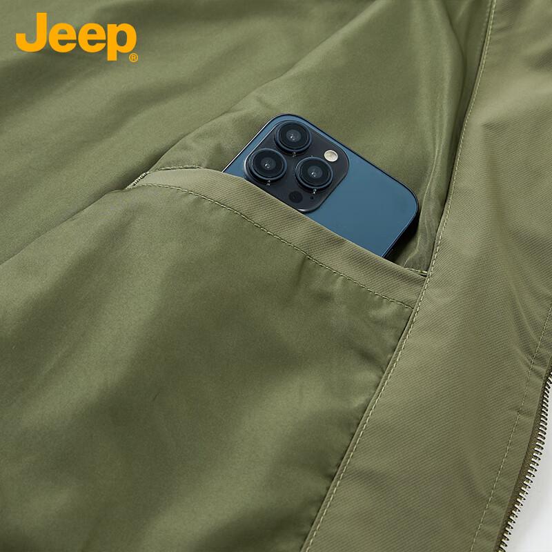 Jeep Unisex American Retro Baseball Jacket