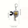 Quick Hanging Fishing Reel Key Chain Retractable Fly Fishing Key Ring  Tackle Gifts