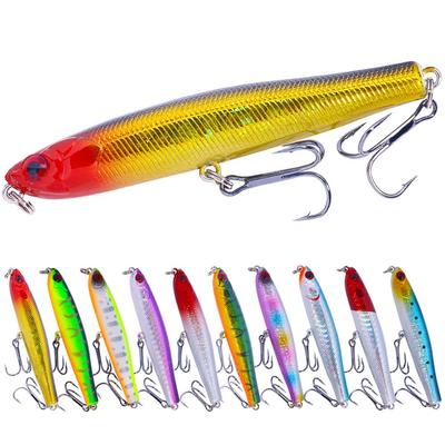 Pencil Fishing Lure 12.4g Long Throw Isca Artificial Sinking Pencil Die Fly Hard Bait Fishing Lures Fish Bait