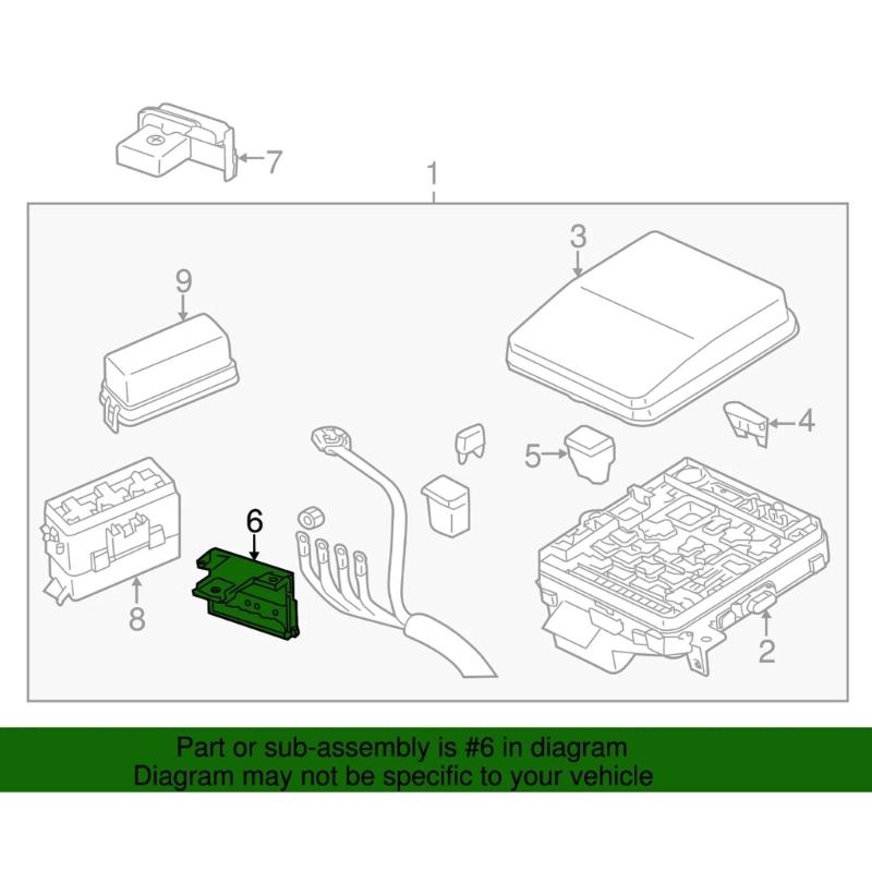 Fusible Junction Box 8571A019 Fusible Link Fuses for Automotive Electronics With Overload Protection