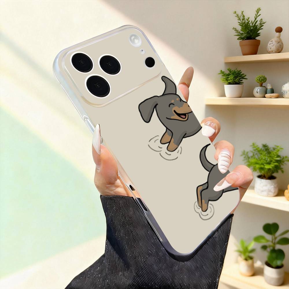 Cute Dachshund Funny For iPhone 11,12,13,14,15,16,17,Pro,Max,Plus,Mini,SE4,E Phone Case Magnetic For Magsafe Wireless