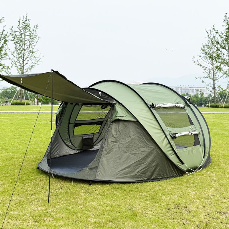 Quick-Open 3-4 Person Automatic Pop-Up Camping