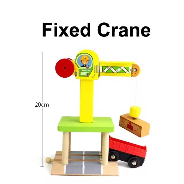 New Kinds of Wooden Tracks Accessories Beech Wood Railway Train Track Bridge Tunnel Station Fit for Wood Tracks Toys for Kids