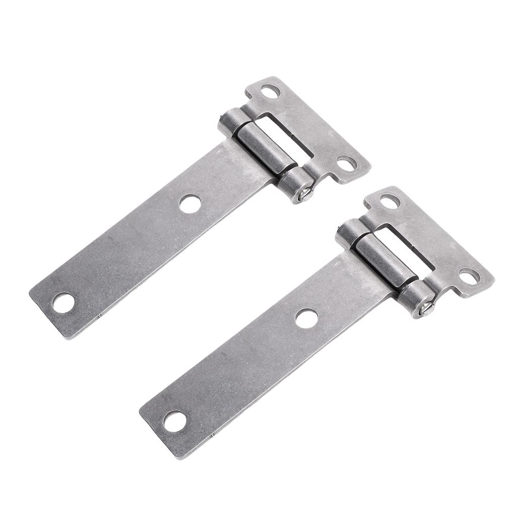 1 Pair 316 Stainless Steel Marine Grade T Hinge Sturdy Heavy Duty Boat Hinge for Yacht Interior Hatches 135x58mm