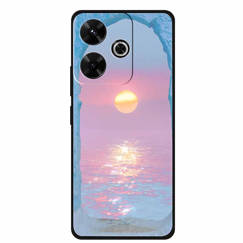 Fashion Cover For Xiaomi Poco M6 Pro Girly Case For Funda Poco M6 Coque Soft Silicone Phone Case Xiaomi Poco M6 Pro Protector