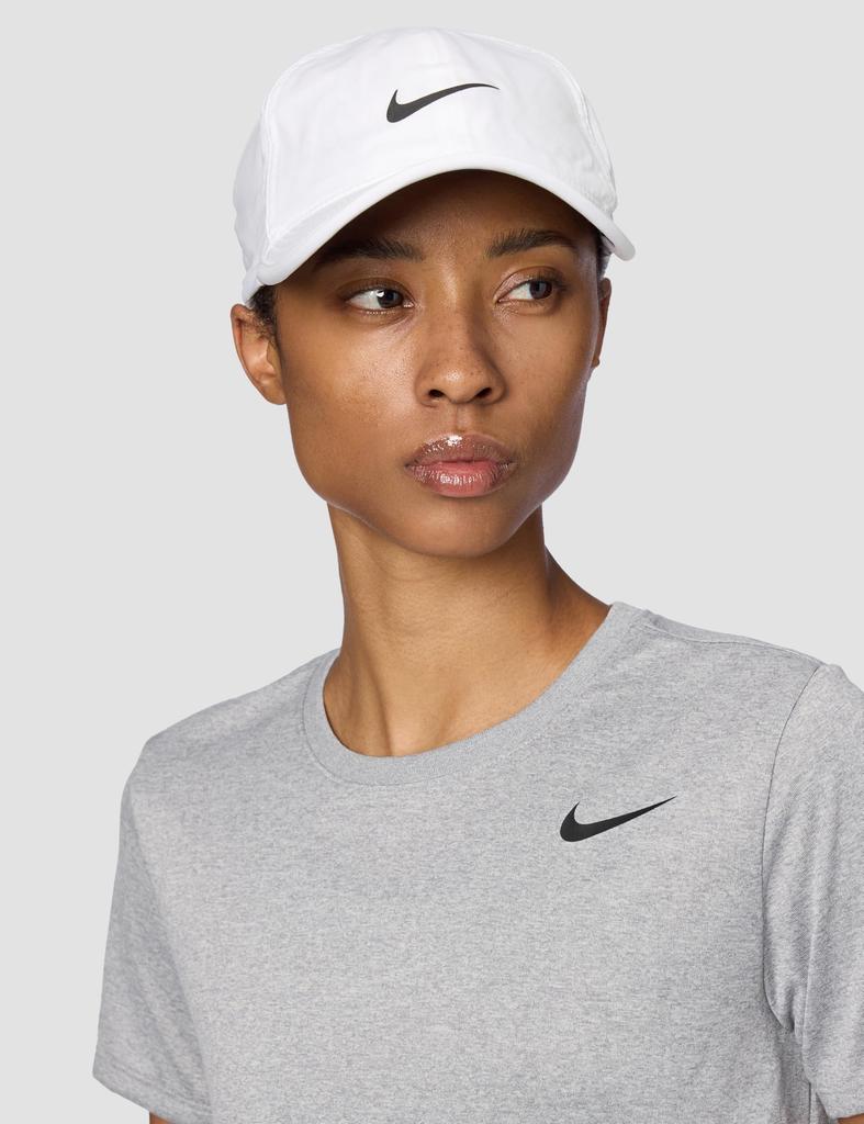Nike Uni Polyester Blend Large Cap, White/Black,