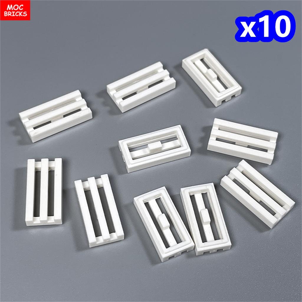 100pcs / lot MY OWN CREATION Blocks Tile Modified 1x2 Grille Including Bottom Groove Lip fit Including 2412b Building Blocks DO-IT-YOURSELF