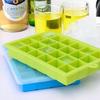 Food Grade 24-hole Silicone with Lid Ice Cubes Square Ice Box Supplementary Food Puree Jelly Mold
