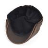 Winter Autumn Newsboy Cap Men Women Warm Vintage Casual Berets Gatsby Flat Hat Peaked Cap Adjustable