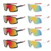 8PCS Cycling Glasses Outdoor Sports Bicycle Sunglasses UV400 Men MTB Cycling Glasses Women Road Bike Sunglasses