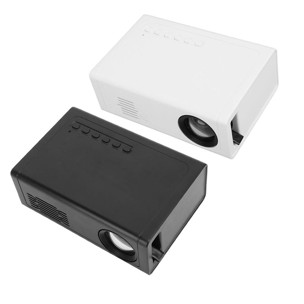 Portable Projector 1080P HD USB Movie Video Projector with HD Multimedia Interface Remote Control fo