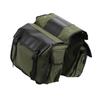 Cycling Side Bags Canvas Bike Commuting Bag Saddle Bags Large Capacity Bike Rear Rack Carrier for Outdoor