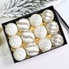12 Pcs Christmas Ball Ornament Hanging Ball Christmas Tree Ornament For Indoor Outdoor Holiday Party Decorations