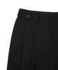 Sinkia Heritage Adjustable Double-Pleat Trousers Black