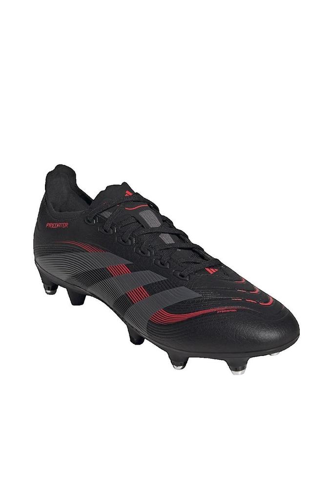 Adidas predator league sg soccer shoes soft ground outsole Black/Red