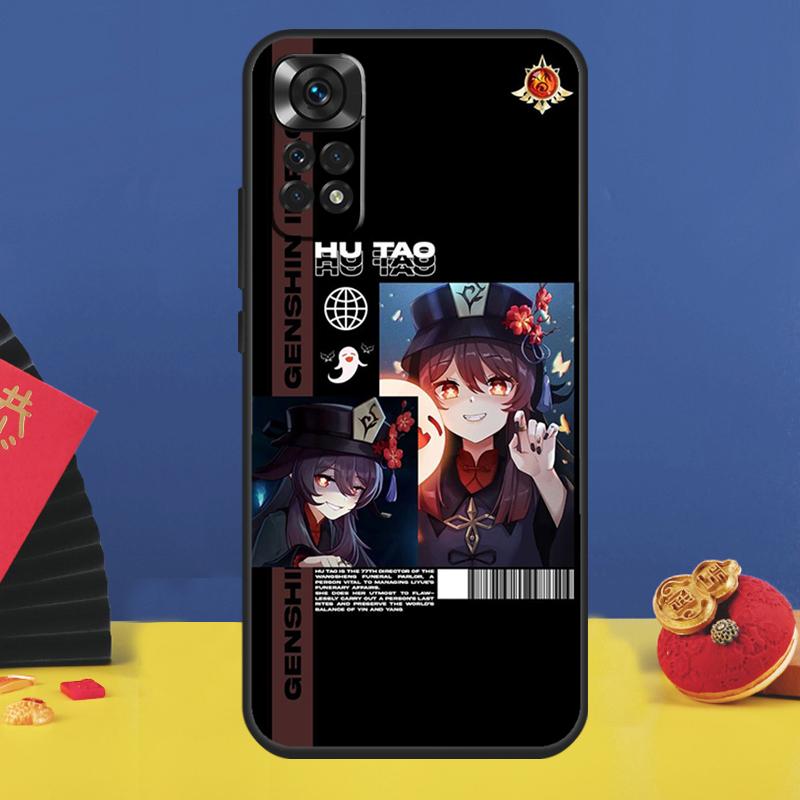 Genshin Impact Hu Tao Phone Case For Xiaomi Redmi Note 15 Pro Plus 13 12 11 9 10 14 Pro 10C 12C 13C 14C 15C Cover
