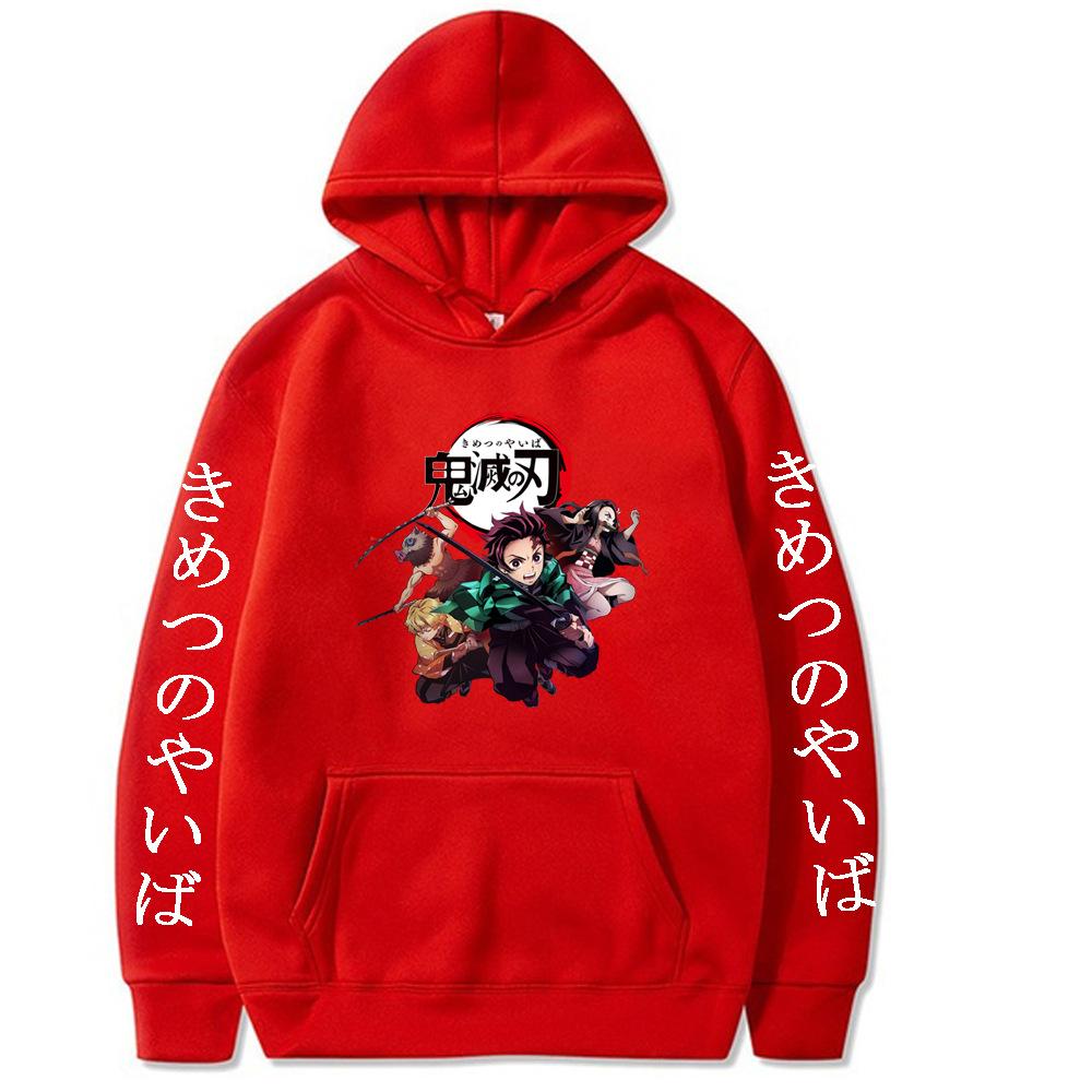 Popular Japanese Anime Autunm Printed Men's Hoodie Brand Hoody Y2K Clothes Vintage Fashion Unisex Long Sleeve