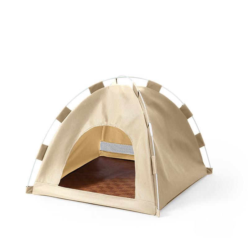 Popular Foldable Pet Tent: Summer Ice Pad & Breathable Outdoor Cat House