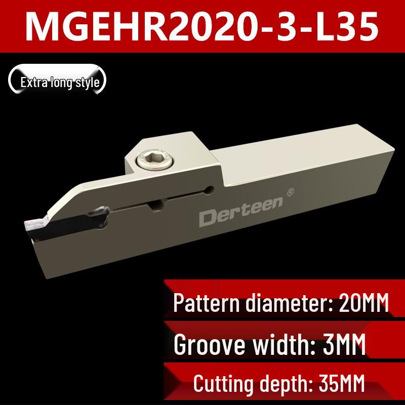 Portautensile per scanalatura tornio MGEHR2020-3-4: Taglio CNC ed Estensione per Scanalatura del Diametro Esterno