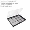 Palette in Alluminio Vuota Palette Ombretti Custodia Ricaricabile Strumento Multiuso Scatola Porta Trucco Vaschette Campioni Vassoio Ombretti