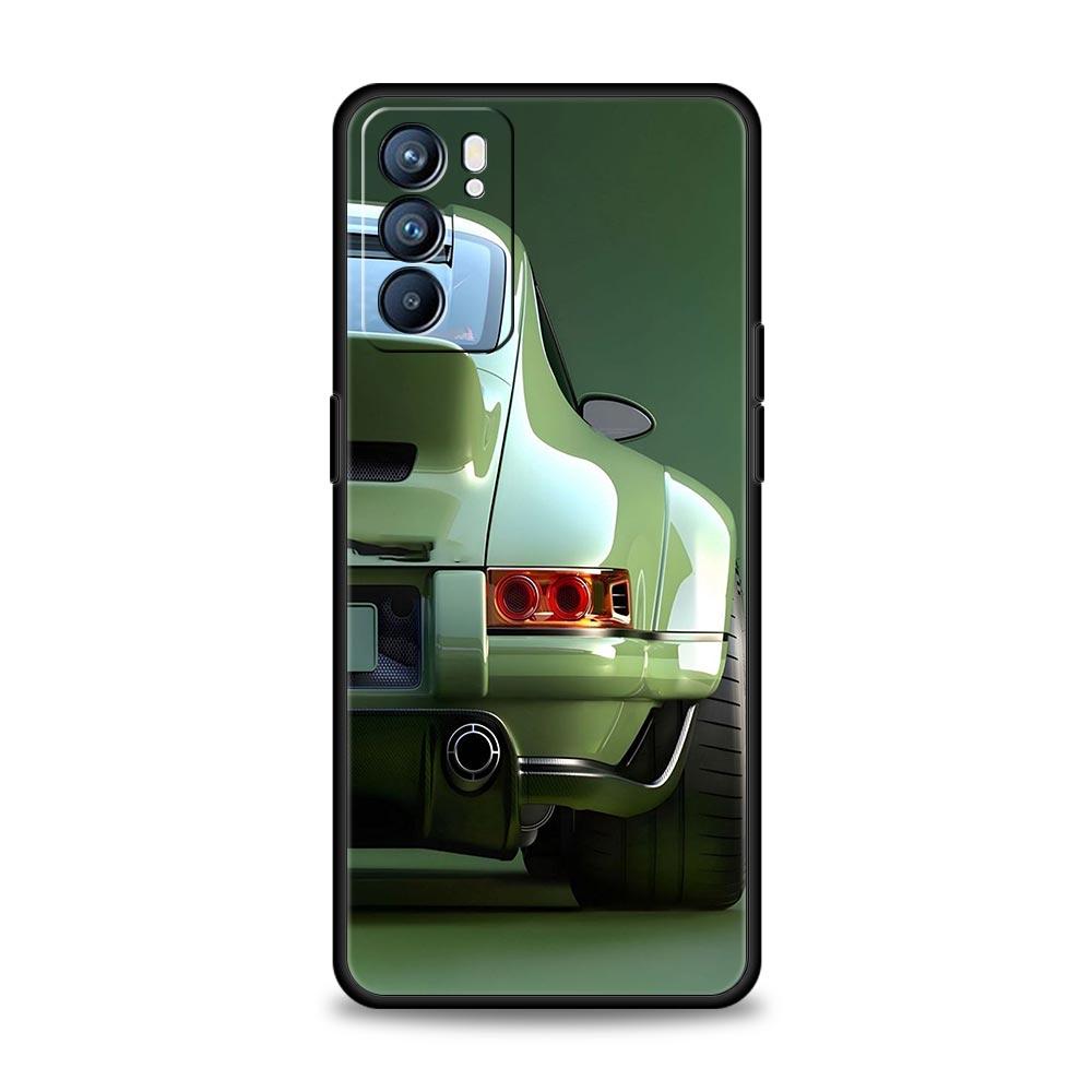 Super Car Sport Phone Case For Oppo Reno8 Reno7 Reno6 Pro A54 5G Find X6 X5 A53 A52 A9 A15 A95 A17 A16 A76 A74 A57 A31 Cover