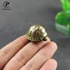 Heavy Ball Shape Turtle Miniatures Figurines Antique Metal Brass Animal Tortoise Small Statue Tea Pet Table Ornament Home Decors