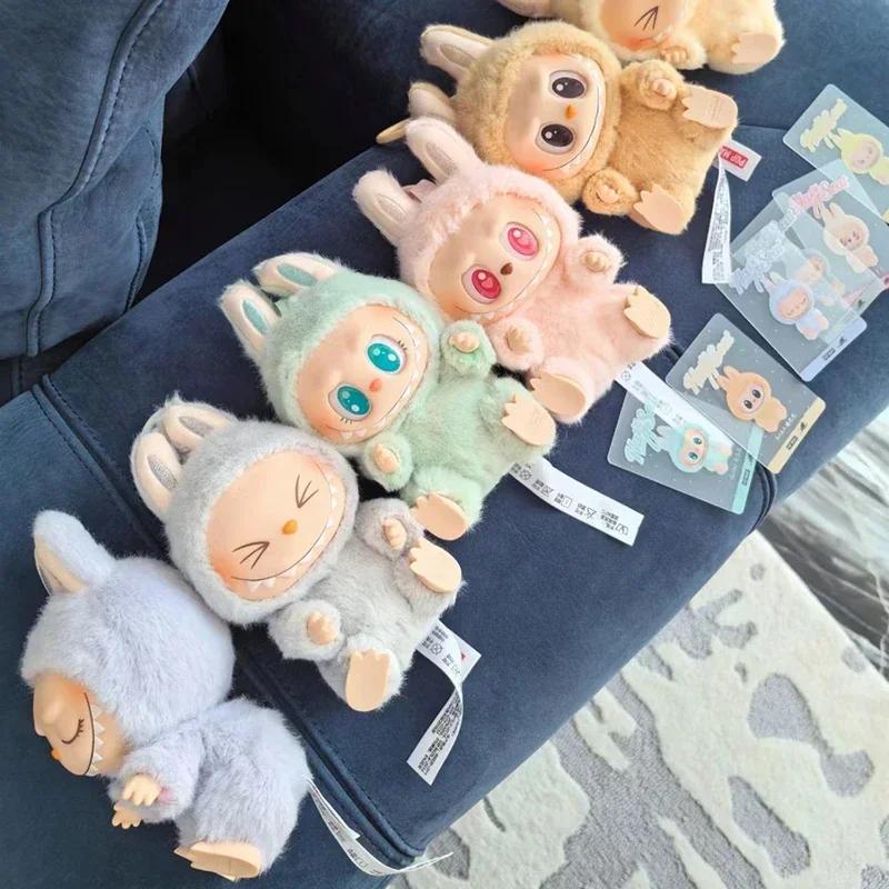 1 Pc LABUBU THE MONSTERS Sitting Party Vinyl Plush Blind Box Toy Surprise Gift for Collectors and Kids