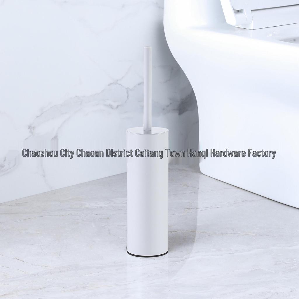 Stainless Steel Toilet Brush, Detachable & Washable, Wall-Mountable & Floor-Standing, Long Handle for Bathroom Use.
